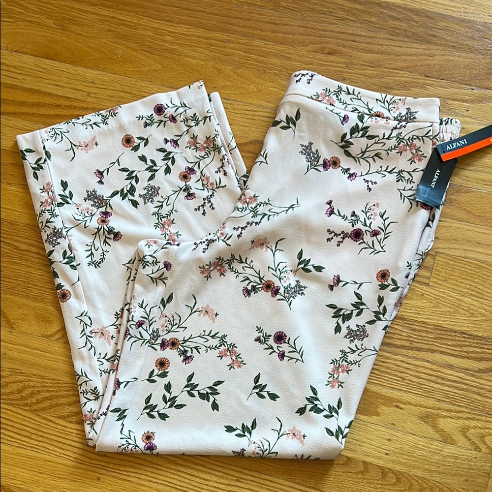 Alfani Floral Print Pants